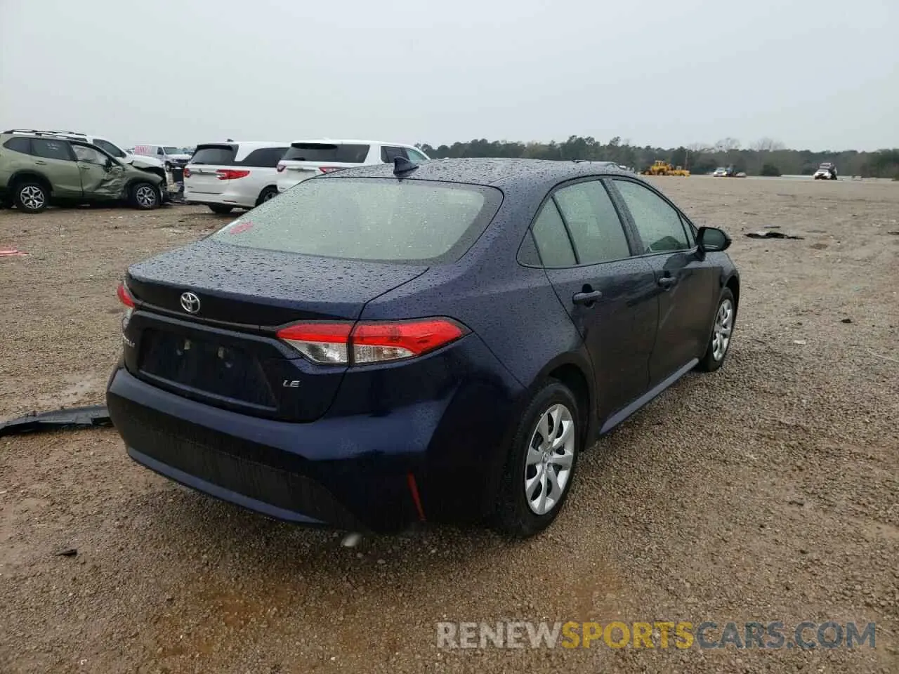 4 Photograph of a damaged car JTDEPRAE2LJ111406 TOYOTA COROLLA 2020