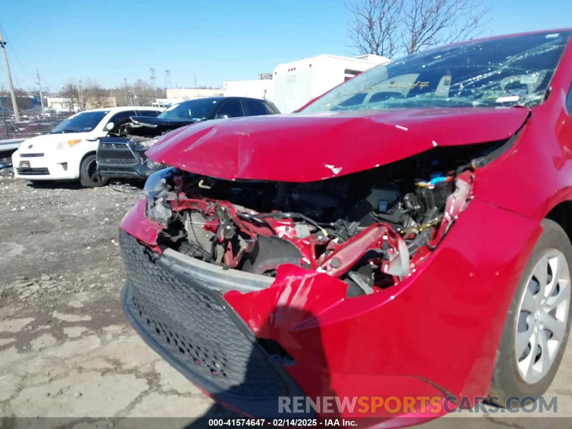 6 Photograph of a damaged car JTDEPRAE2LJ112720 TOYOTA COROLLA 2020