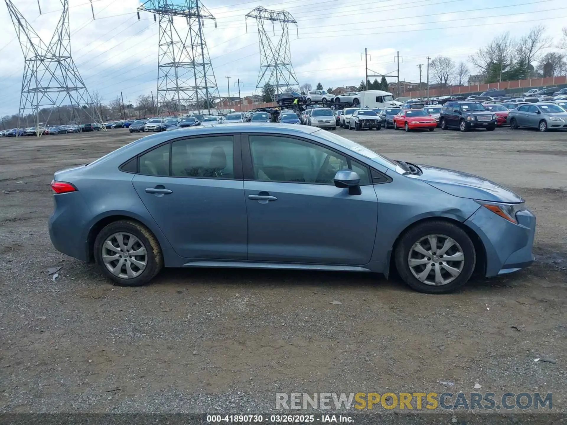 14 Photograph of a damaged car JTDEPRAE3LJ007619 TOYOTA COROLLA 2020