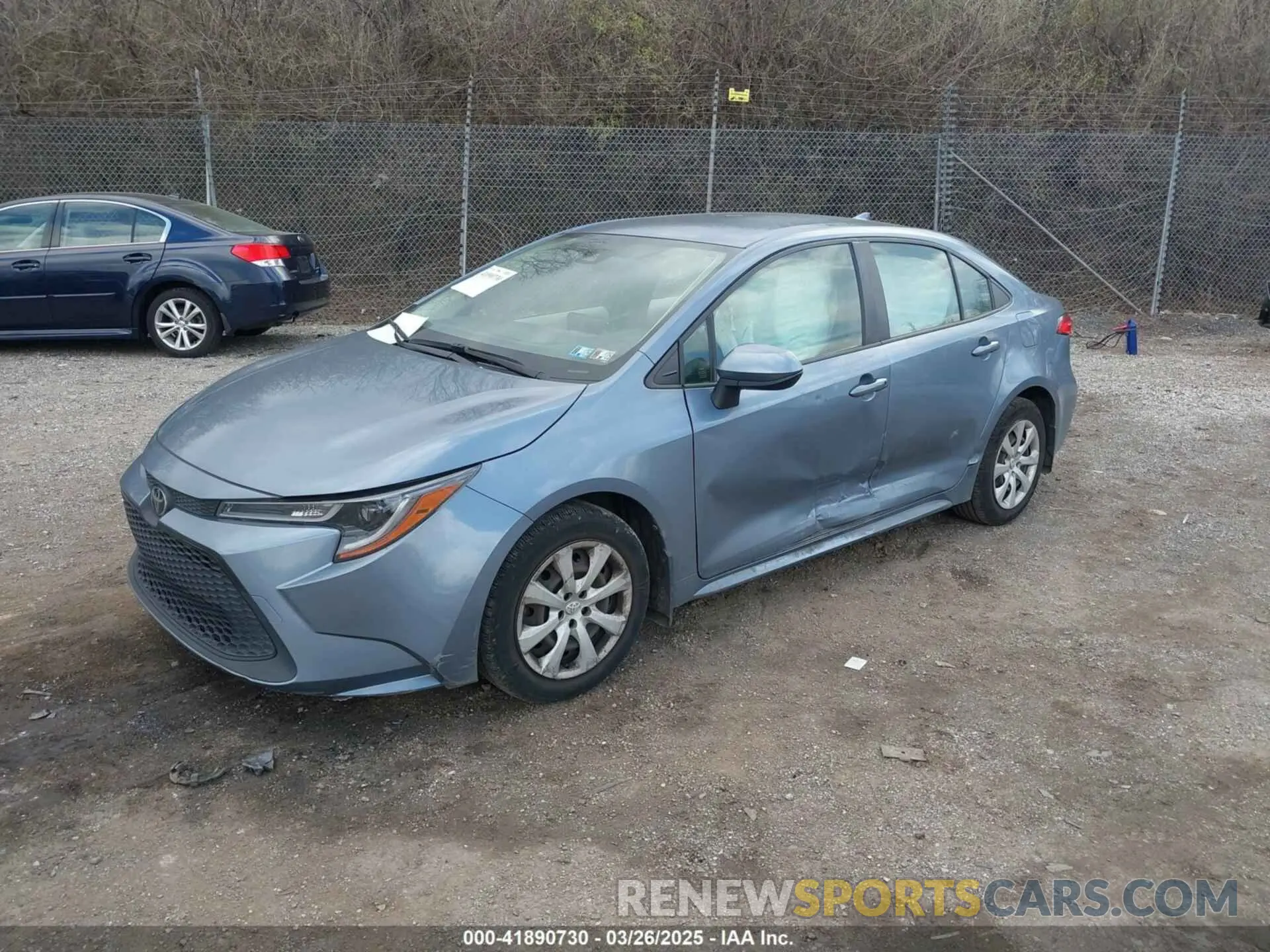 2 Photograph of a damaged car JTDEPRAE3LJ007619 TOYOTA COROLLA 2020