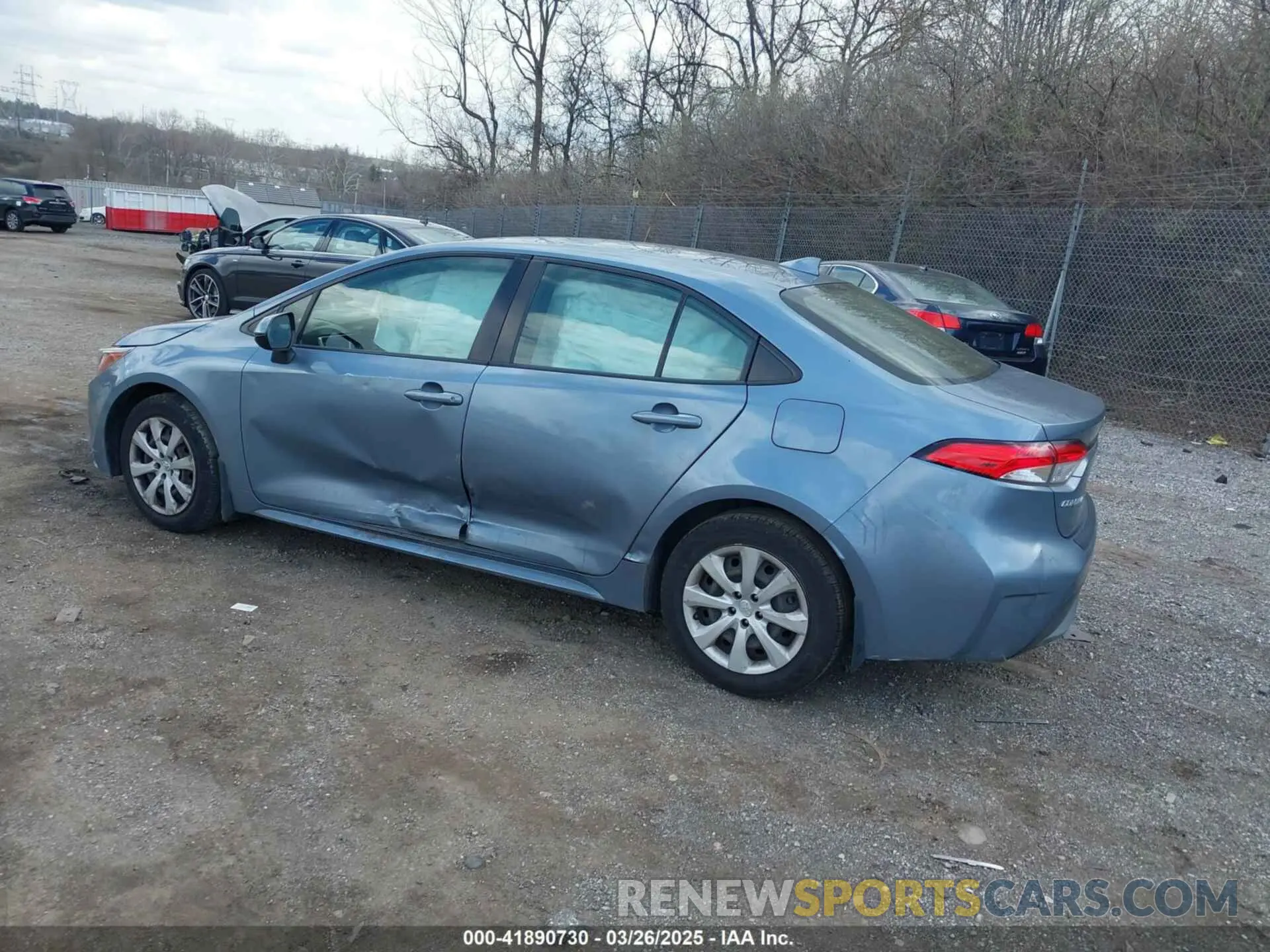 3 Photograph of a damaged car JTDEPRAE3LJ007619 TOYOTA COROLLA 2020