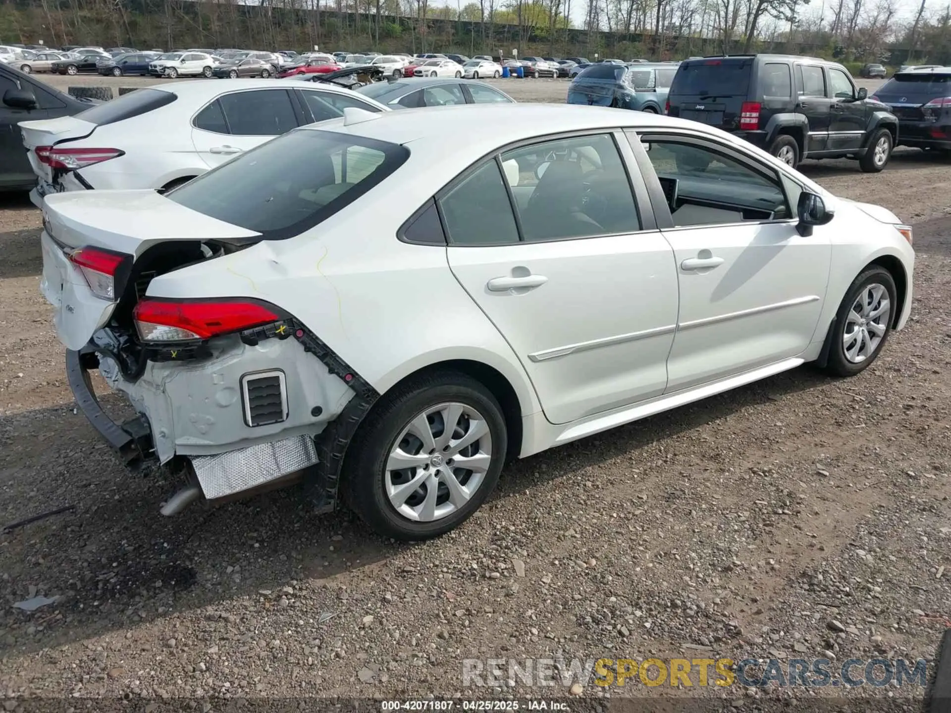 4 Фотография поврежденного автомобиля JTDEPRAE3LJ011797 TOYOTA COROLLA 2020