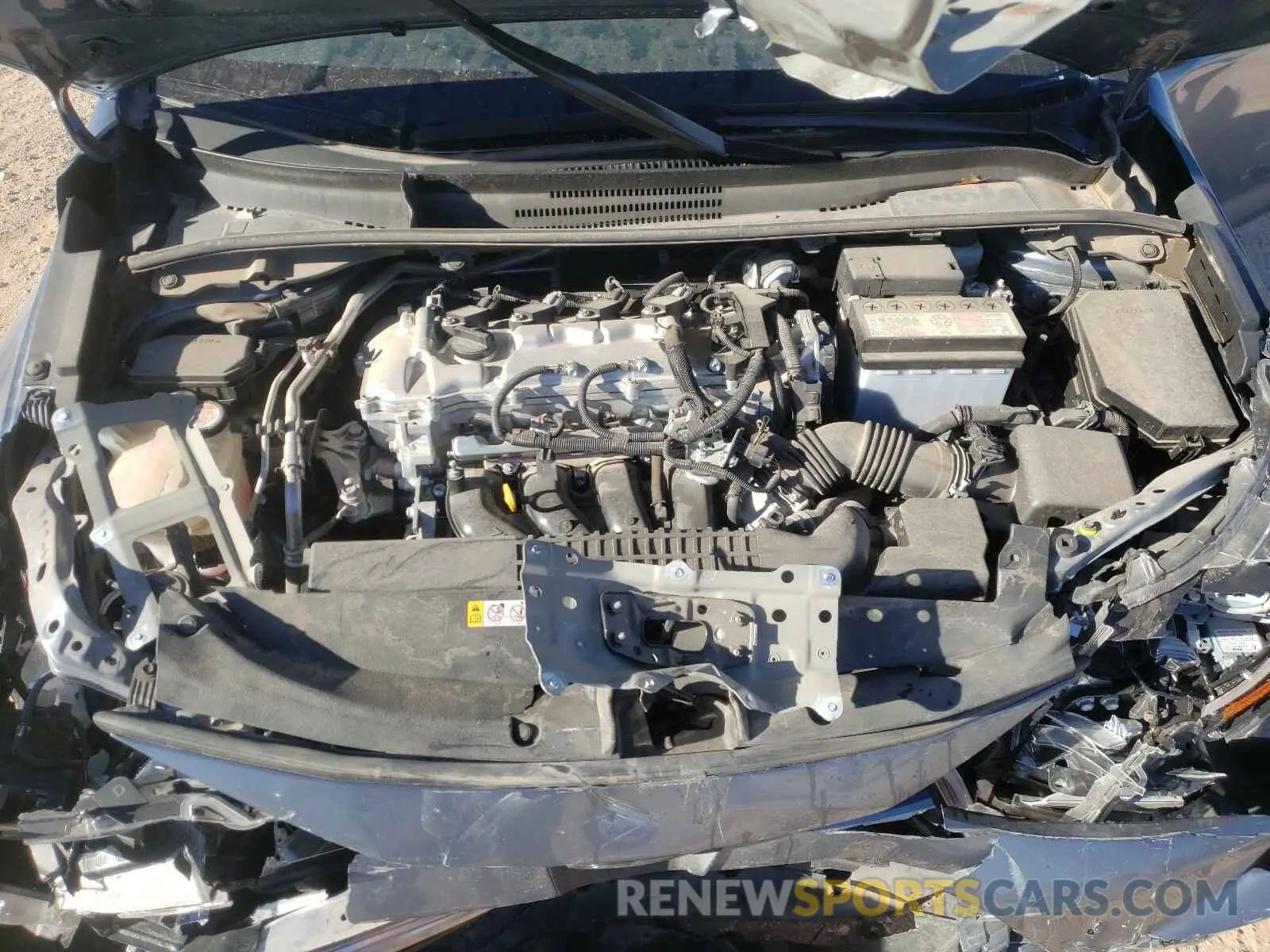 7 Photograph of a damaged car JTDEPRAE3LJ013422 TOYOTA COROLLA 2020