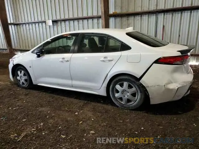 2 Photograph of a damaged car JTDEPRAE3LJ016353 TOYOTA COROLLA 2020