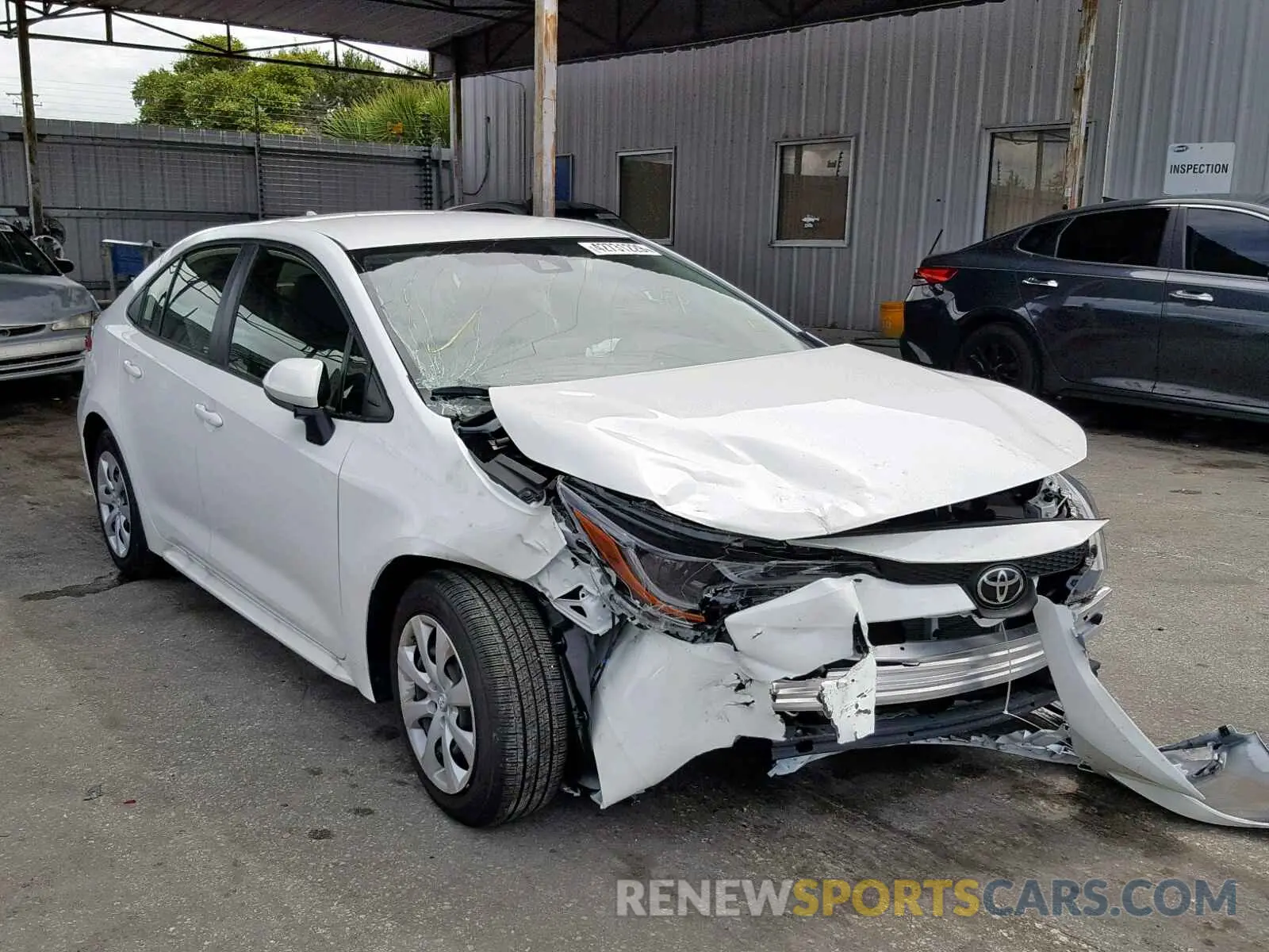 1 Photograph of a damaged car JTDEPRAE3LJ017275 TOYOTA COROLLA 2020