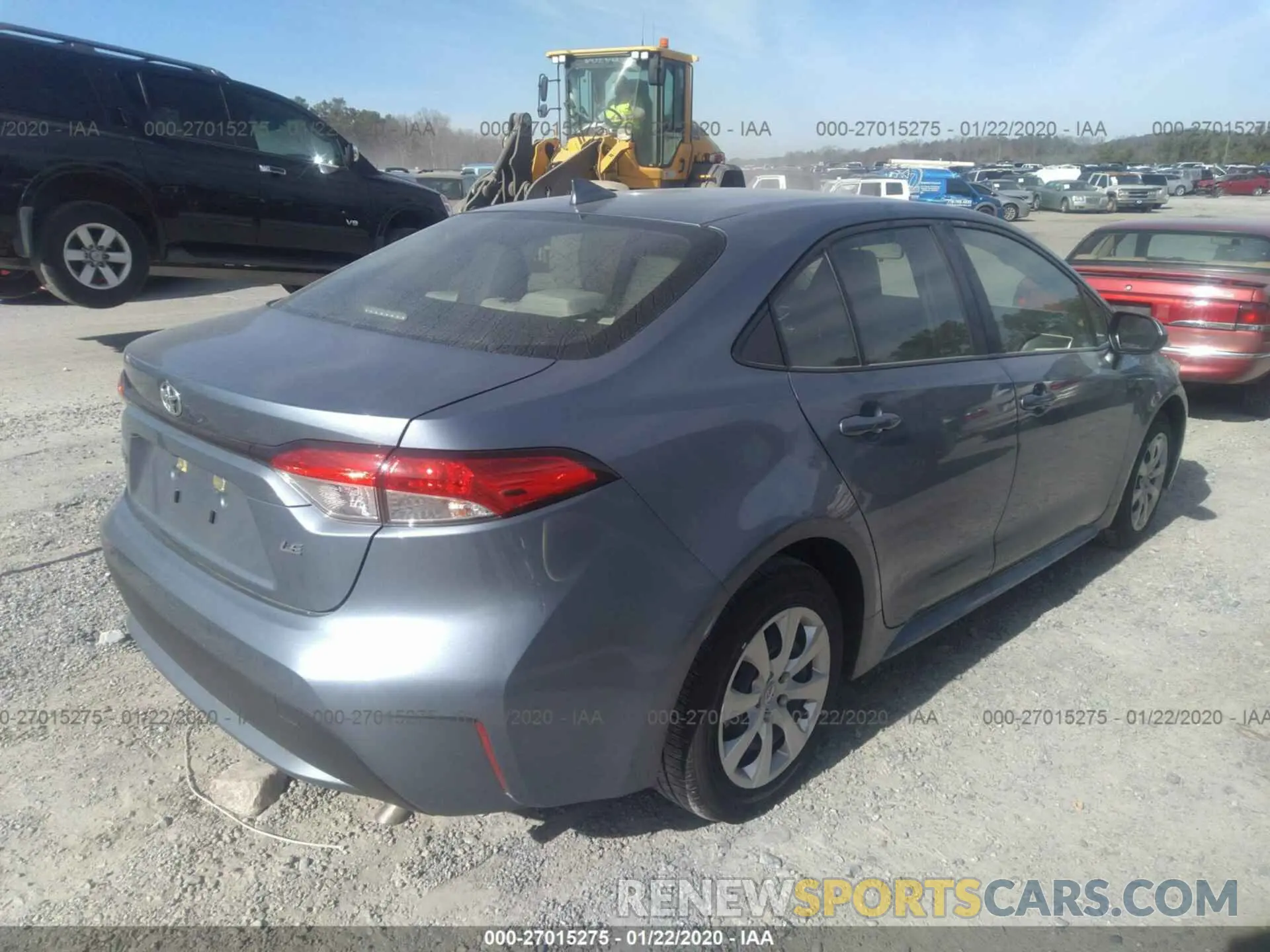 4 Photograph of a damaged car JTDEPRAE3LJ020791 TOYOTA COROLLA 2020
