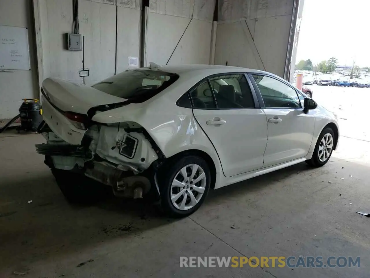 3 Photograph of a damaged car JTDEPRAE3LJ024467 TOYOTA COROLLA 2020