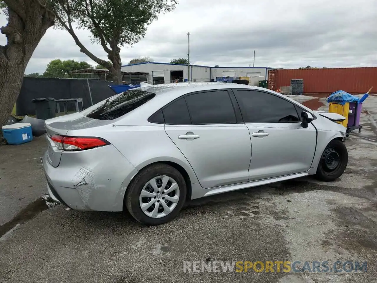 3 Photograph of a damaged car JTDEPRAE3LJ026591 TOYOTA COROLLA 2020