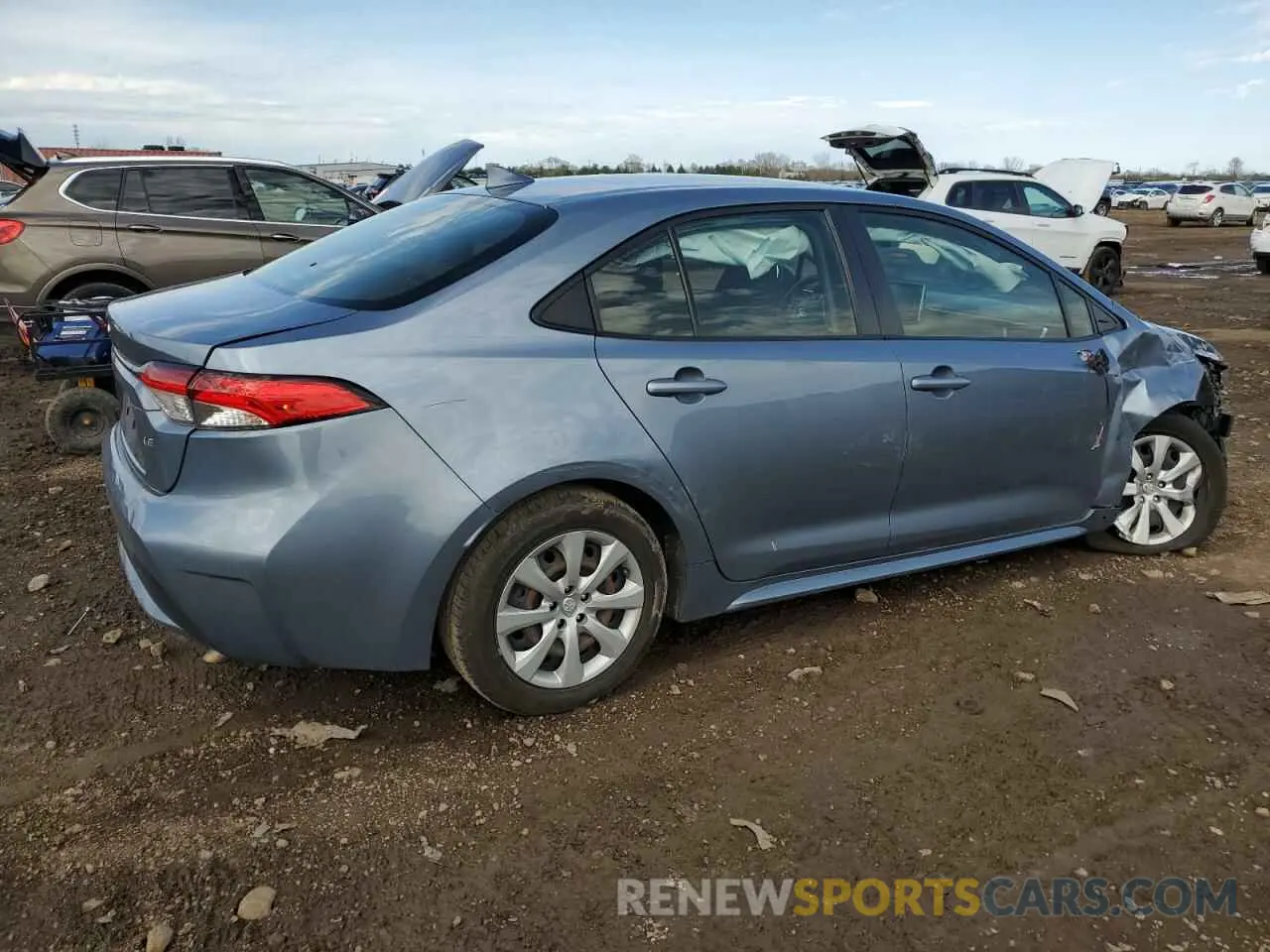 3 Photograph of a damaged car JTDEPRAE3LJ029300 TOYOTA COROLLA 2020
