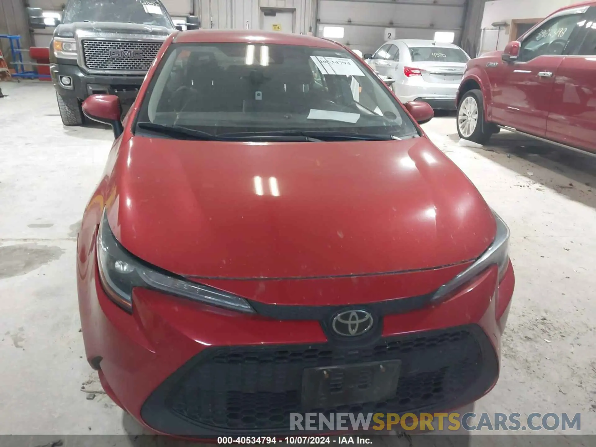 12 Фотография поврежденного автомобиля JTDEPRAE3LJ043178 TOYOTA COROLLA 2020