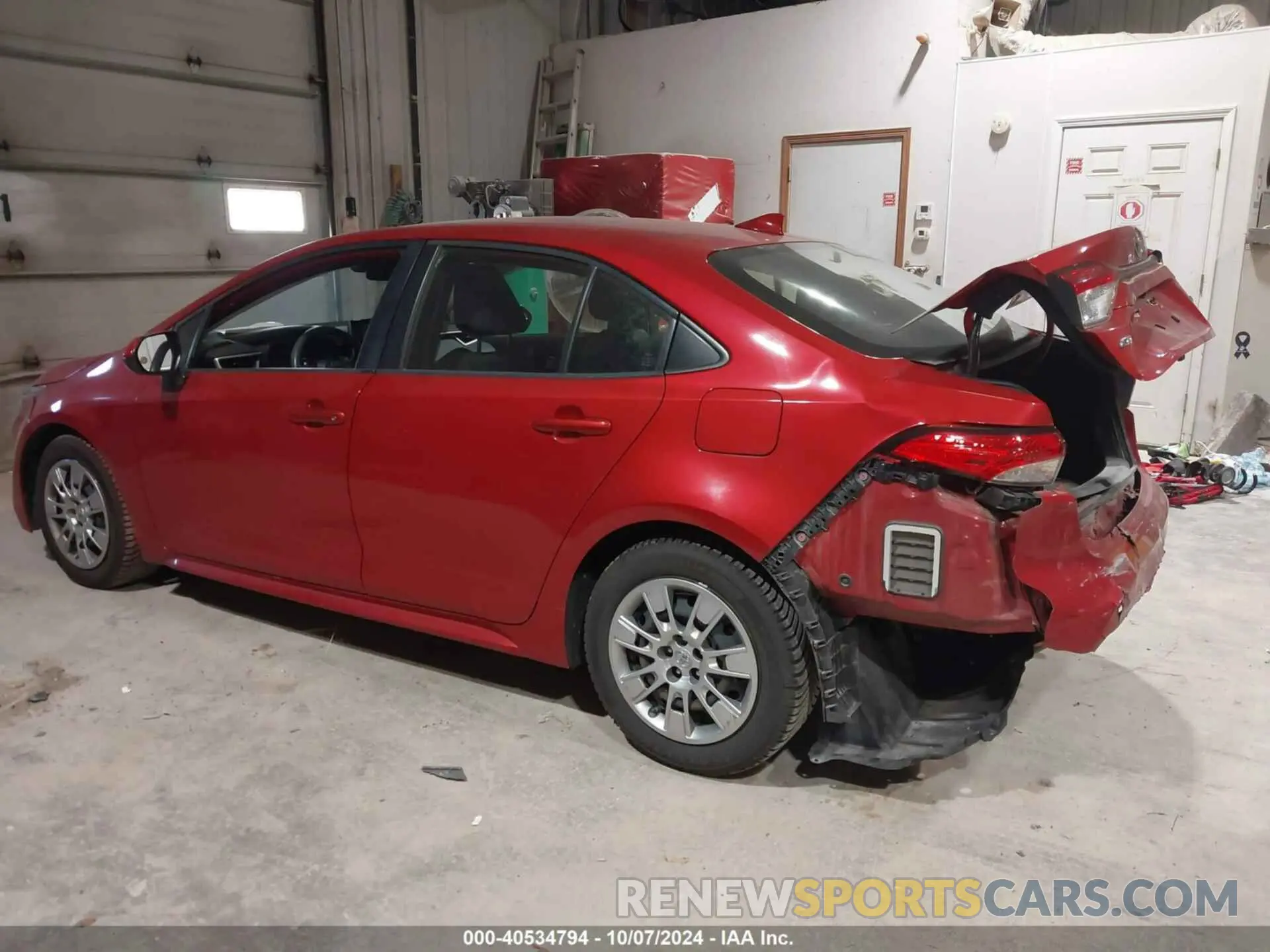 3 Фотография поврежденного автомобиля JTDEPRAE3LJ043178 TOYOTA COROLLA 2020