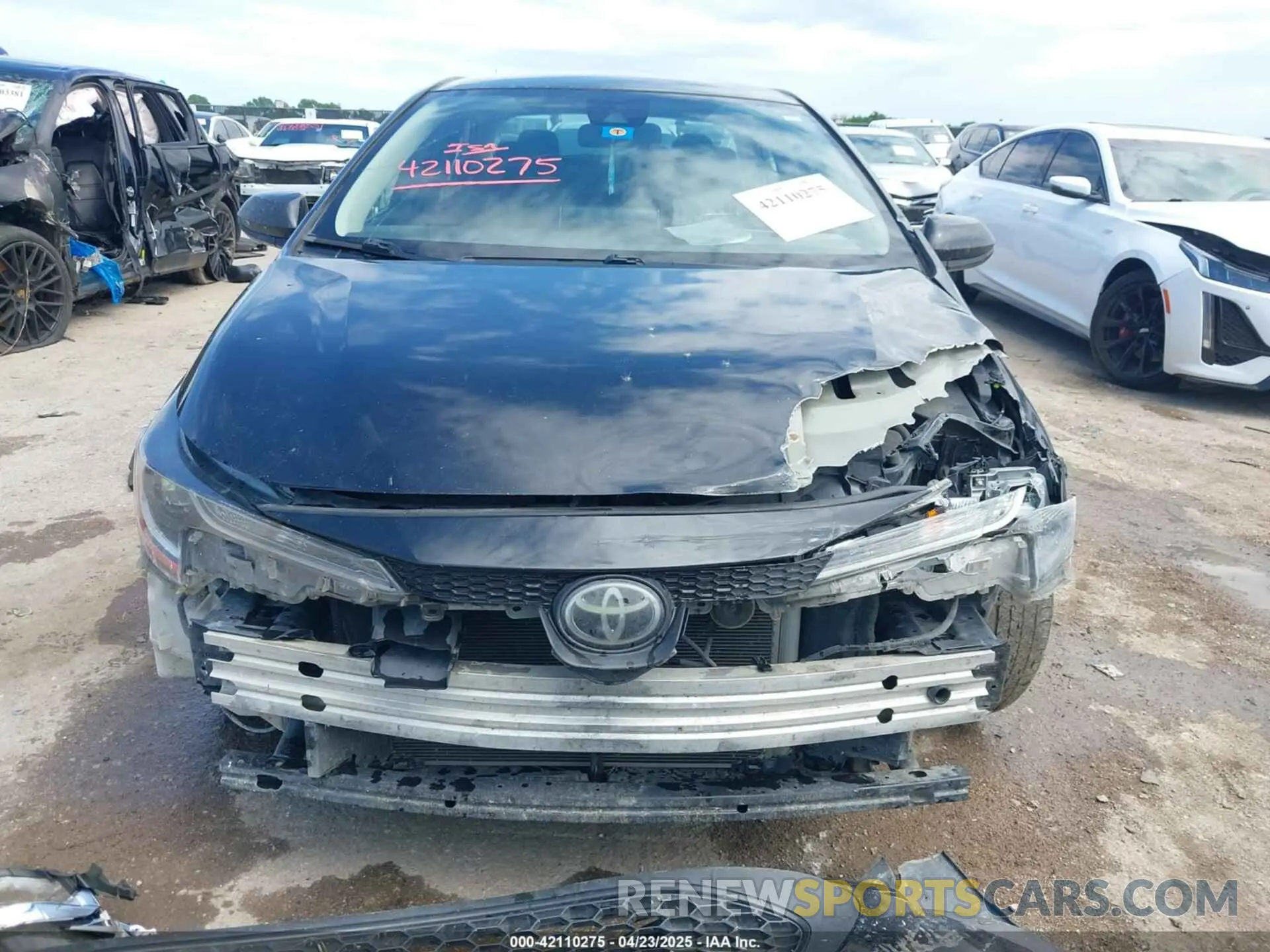 13 Фотография поврежденного автомобиля JTDEPRAE3LJ043858 TOYOTA COROLLA 2020