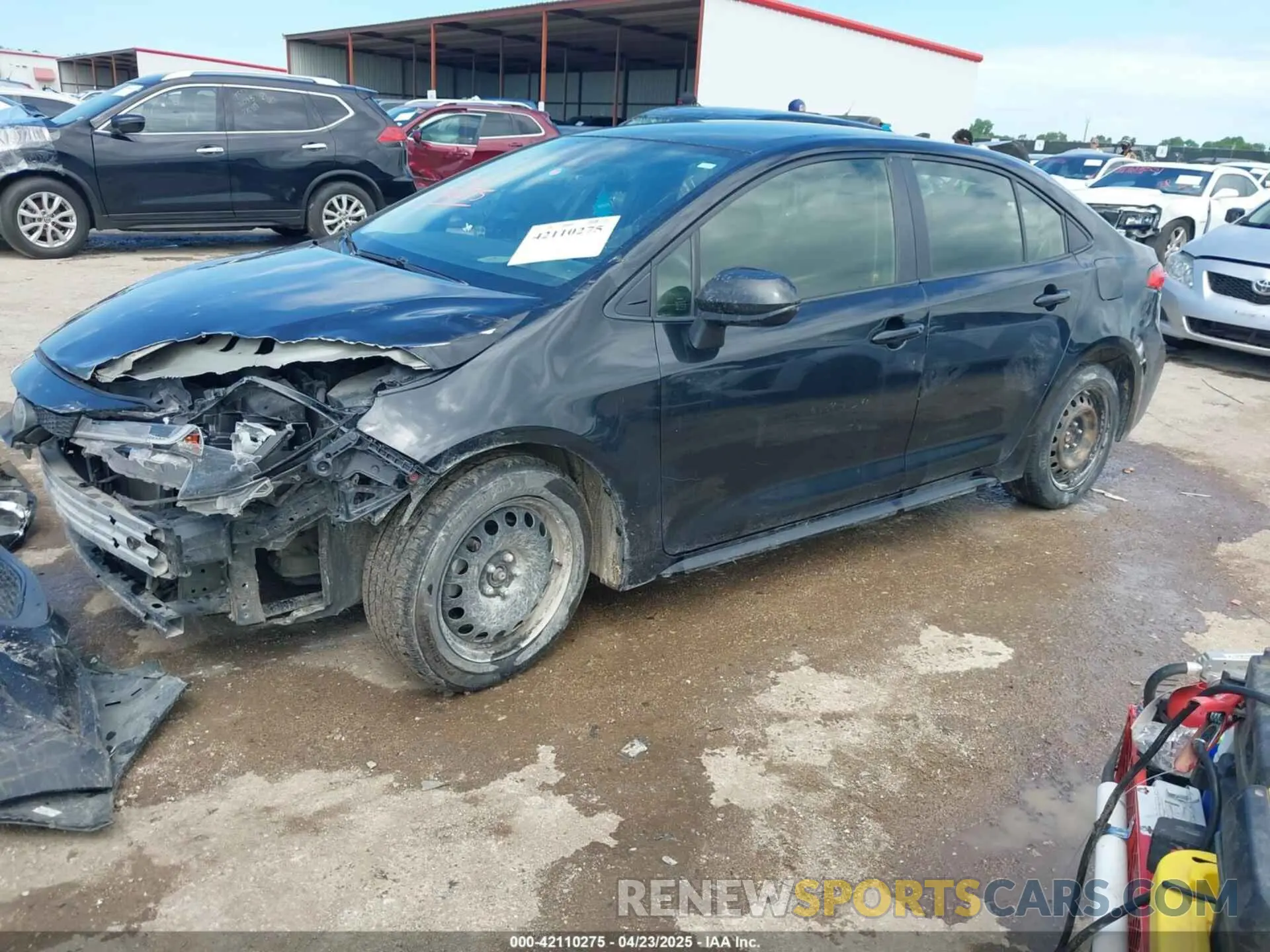 2 Фотография поврежденного автомобиля JTDEPRAE3LJ043858 TOYOTA COROLLA 2020