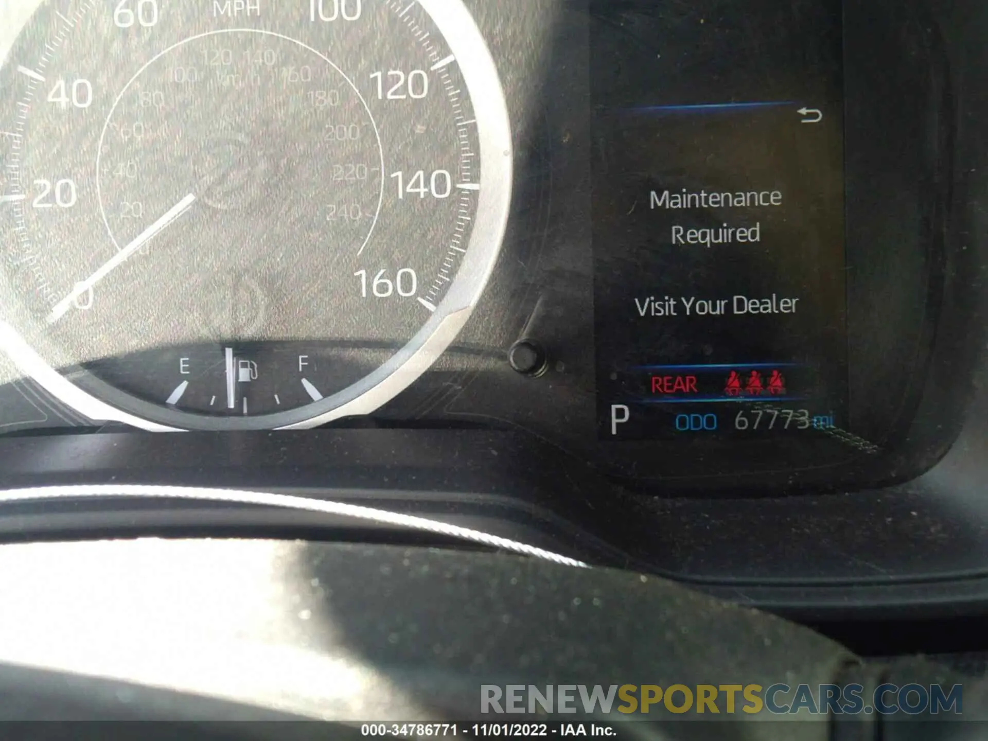 7 Фотография поврежденного автомобиля JTDEPRAE3LJ044279 TOYOTA COROLLA 2020