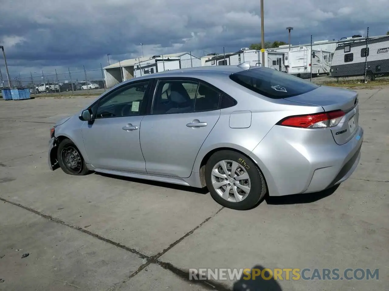 2 Photograph of a damaged car JTDEPRAE3LJ062667 TOYOTA COROLLA 2020