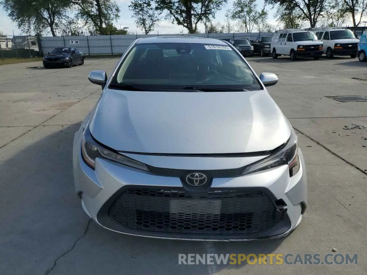 5 Photograph of a damaged car JTDEPRAE3LJ062667 TOYOTA COROLLA 2020