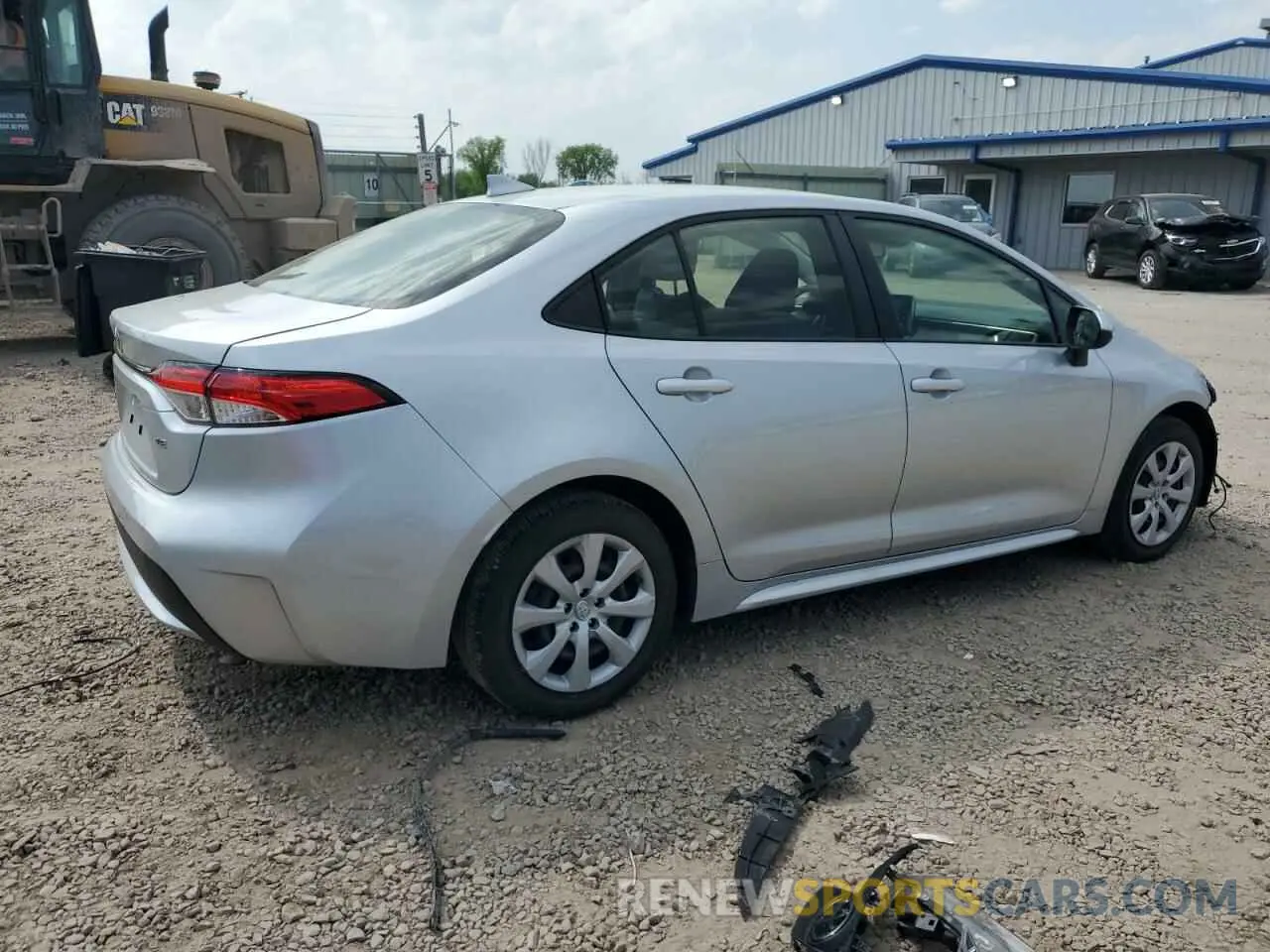 3 Фотография поврежденного автомобиля JTDEPRAE3LJ065777 TOYOTA COROLLA 2020