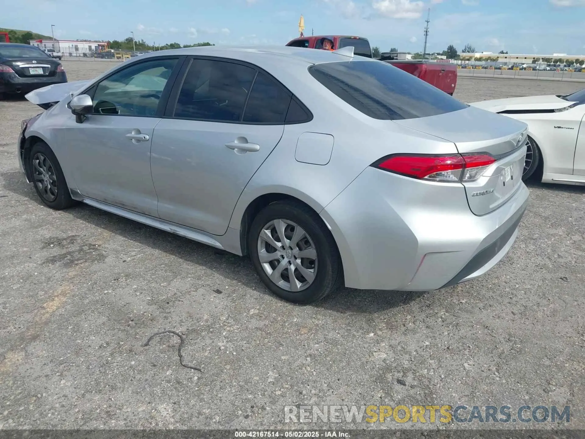 3 Photograph of a damaged car JTDEPRAE3LJ077430 TOYOTA COROLLA 2020