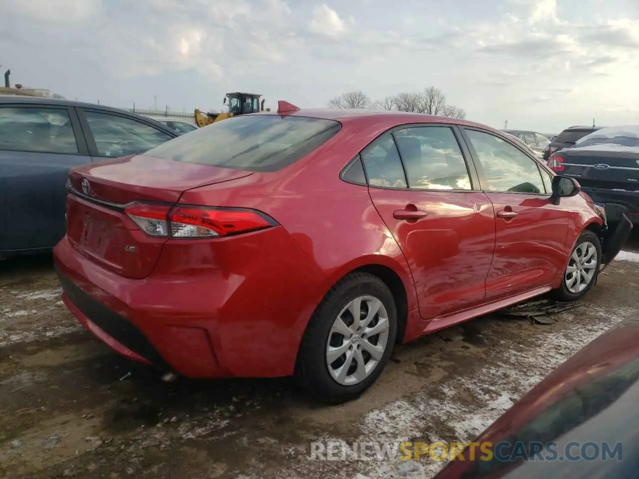 4 Photograph of a damaged car JTDEPRAE3LJ086872 TOYOTA COROLLA 2020
