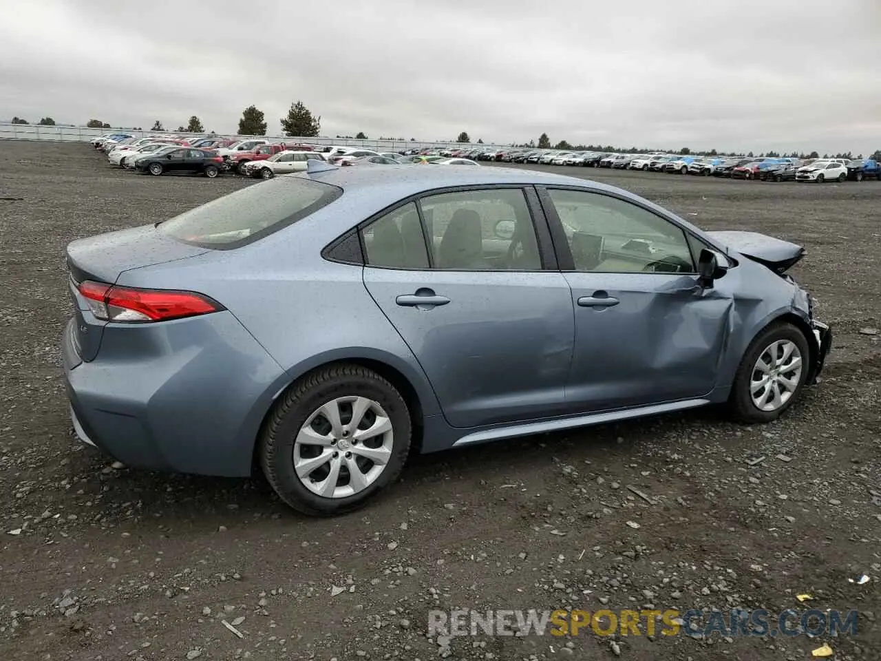 3 Фотография поврежденного автомобиля JTDEPRAE3LJ089769 TOYOTA COROLLA 2020