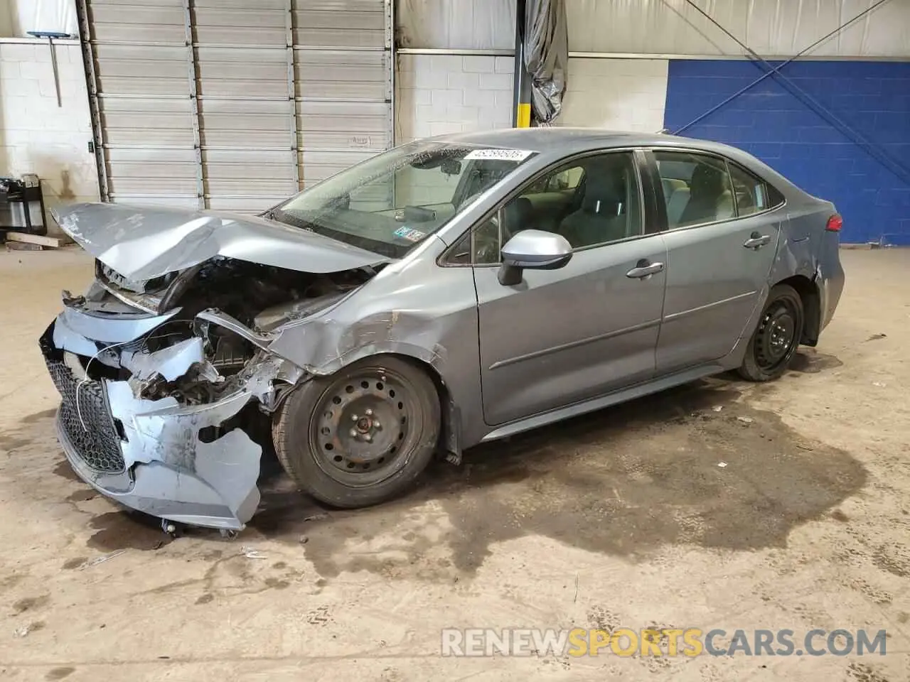 1 Photograph of a damaged car JTDEPRAE3LJ090615 TOYOTA COROLLA 2020
