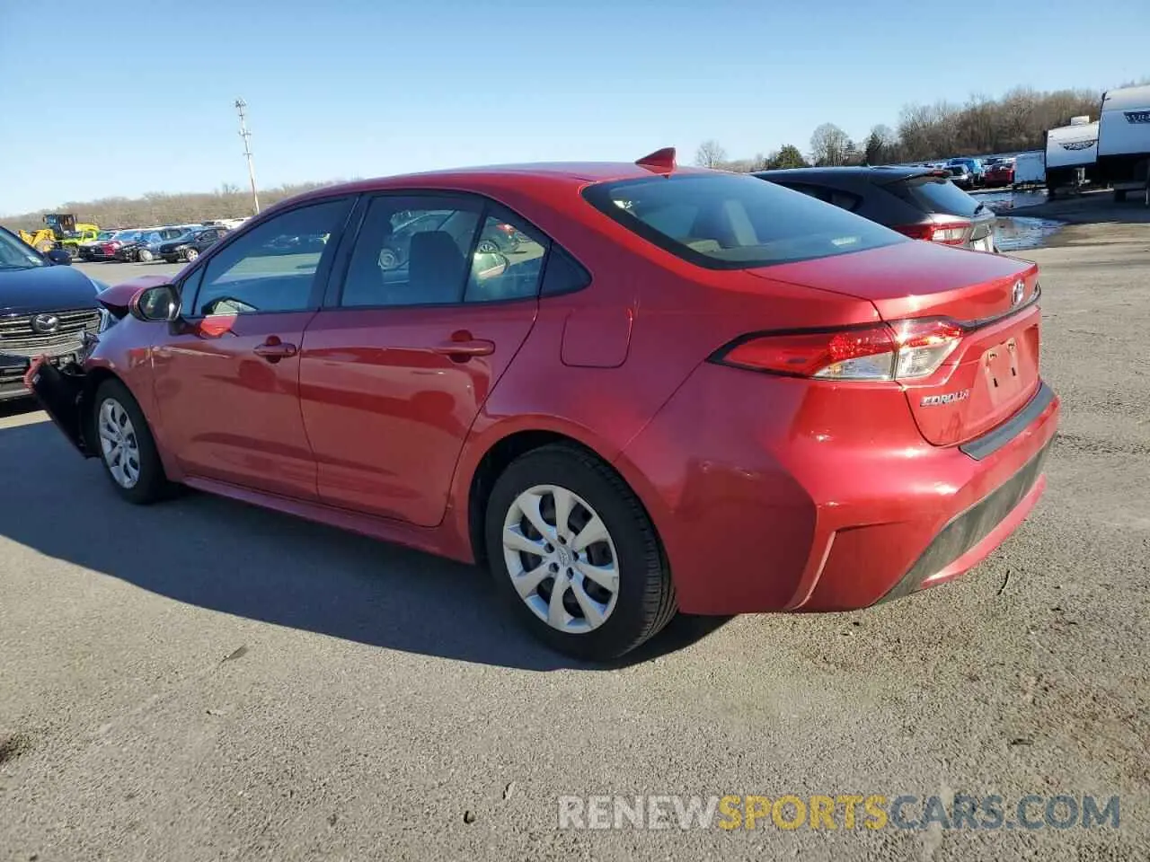 2 Фотография поврежденного автомобиля JTDEPRAE3LJ092638 TOYOTA COROLLA 2020