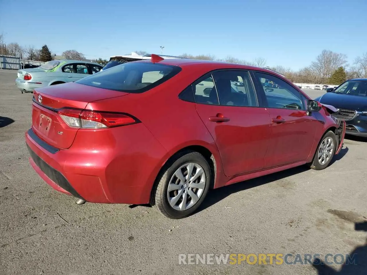 3 Фотография поврежденного автомобиля JTDEPRAE3LJ092638 TOYOTA COROLLA 2020
