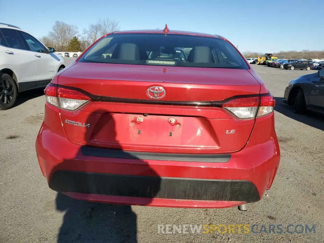 6 Фотография поврежденного автомобиля JTDEPRAE3LJ092638 TOYOTA COROLLA 2020