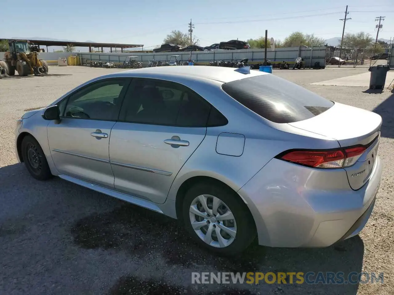 2 Photograph of a damaged car JTDEPRAE3LJ093675 TOYOTA COROLLA 2020