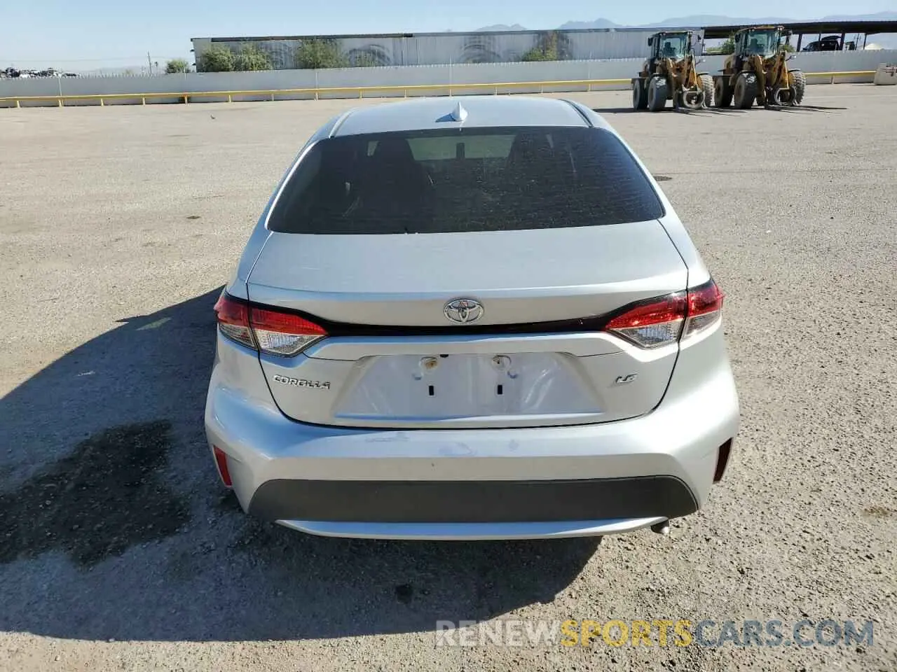 6 Photograph of a damaged car JTDEPRAE3LJ093675 TOYOTA COROLLA 2020