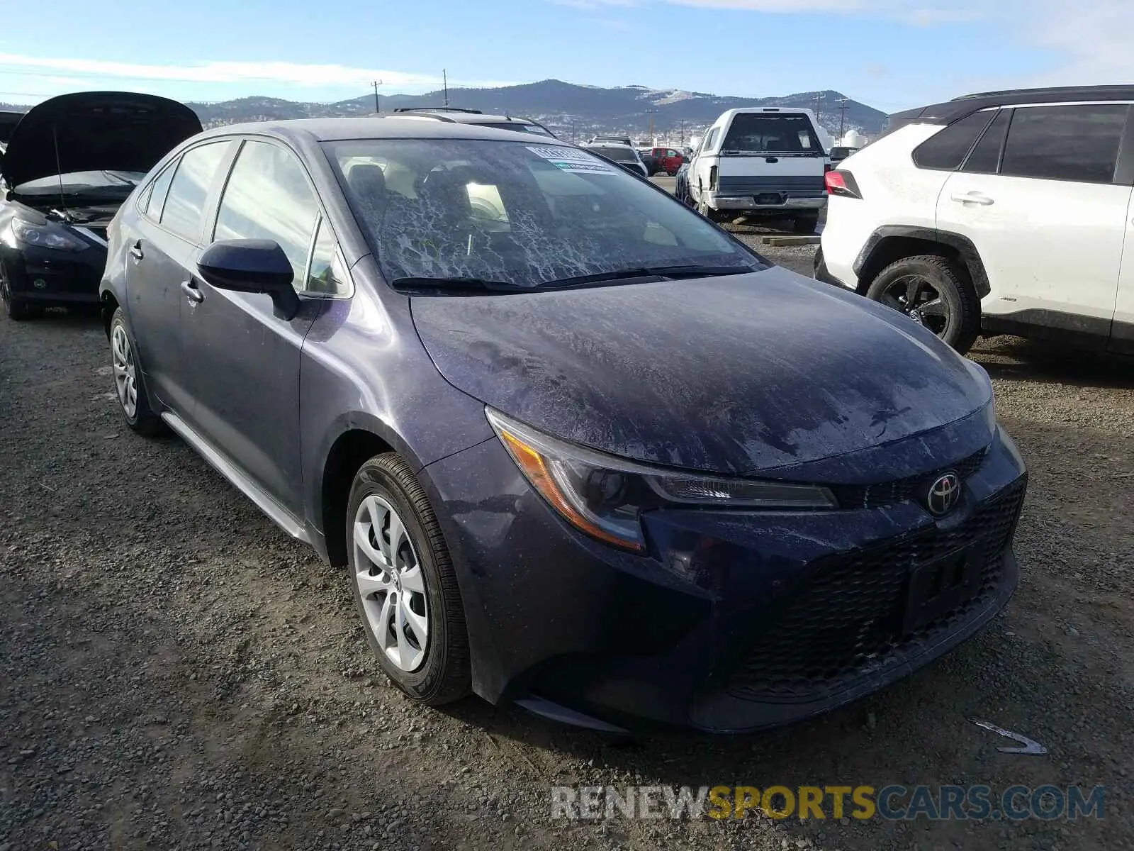 1 Photograph of a damaged car JTDEPRAE3LJ098634 TOYOTA COROLLA 2020