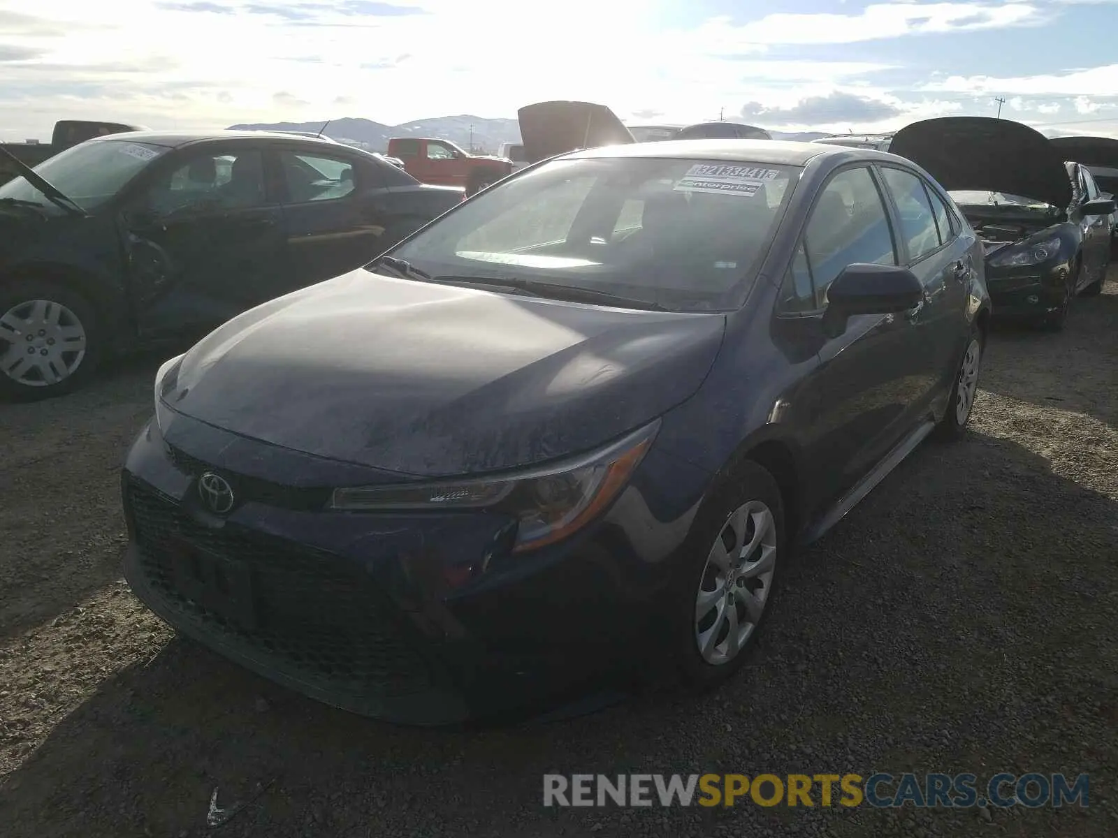 2 Photograph of a damaged car JTDEPRAE3LJ098634 TOYOTA COROLLA 2020