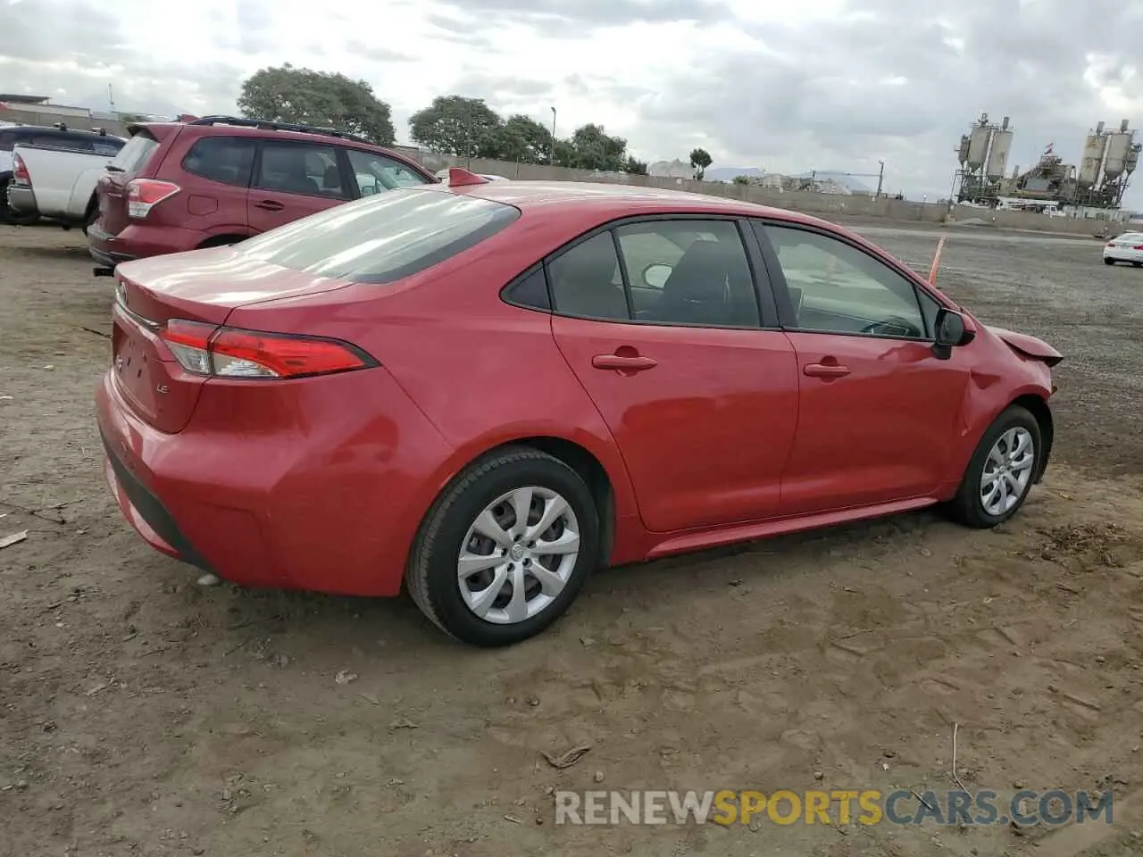 3 Photograph of a damaged car JTDEPRAE3LJ098908 TOYOTA COROLLA 2020