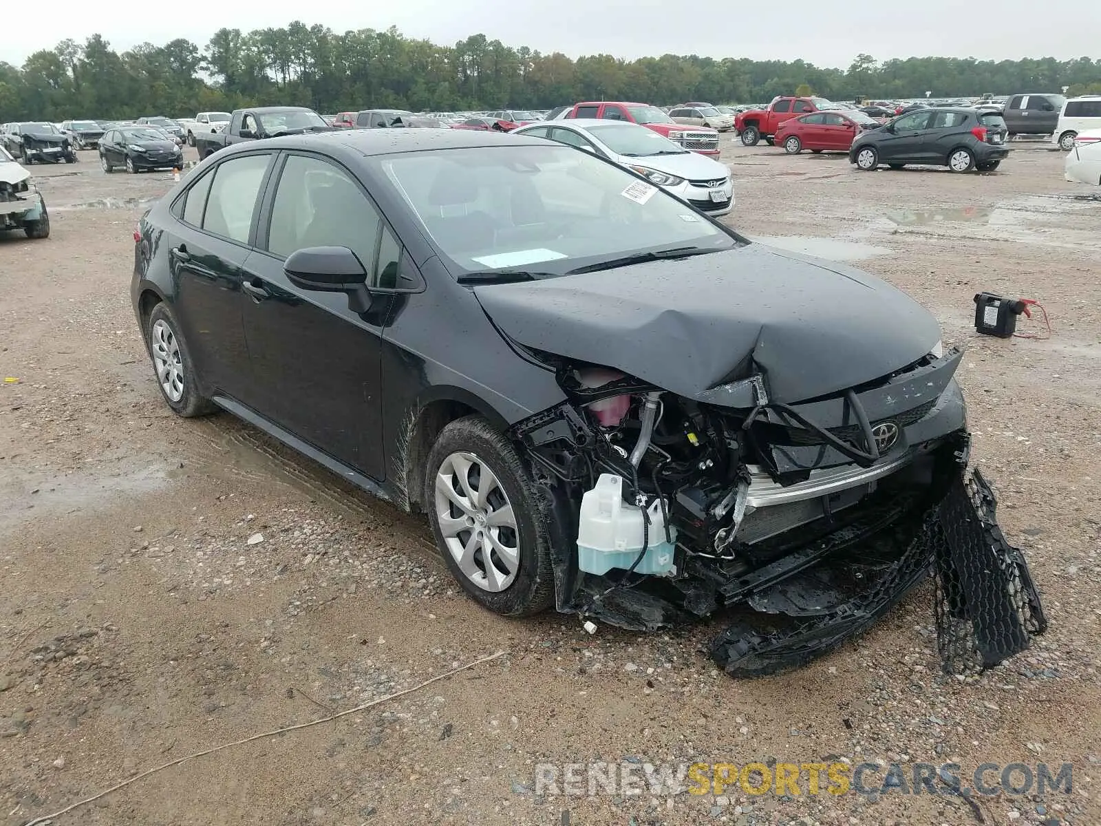 1 Photograph of a damaged car JTDEPRAE3LJ106019 TOYOTA COROLLA 2020
