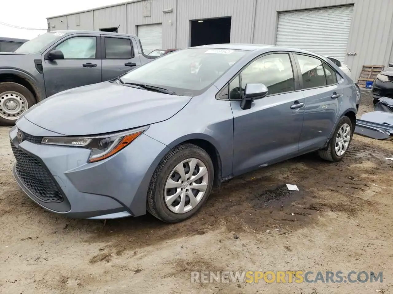 1 Photograph of a damaged car JTDEPRAE3LJ111382 TOYOTA COROLLA 2020