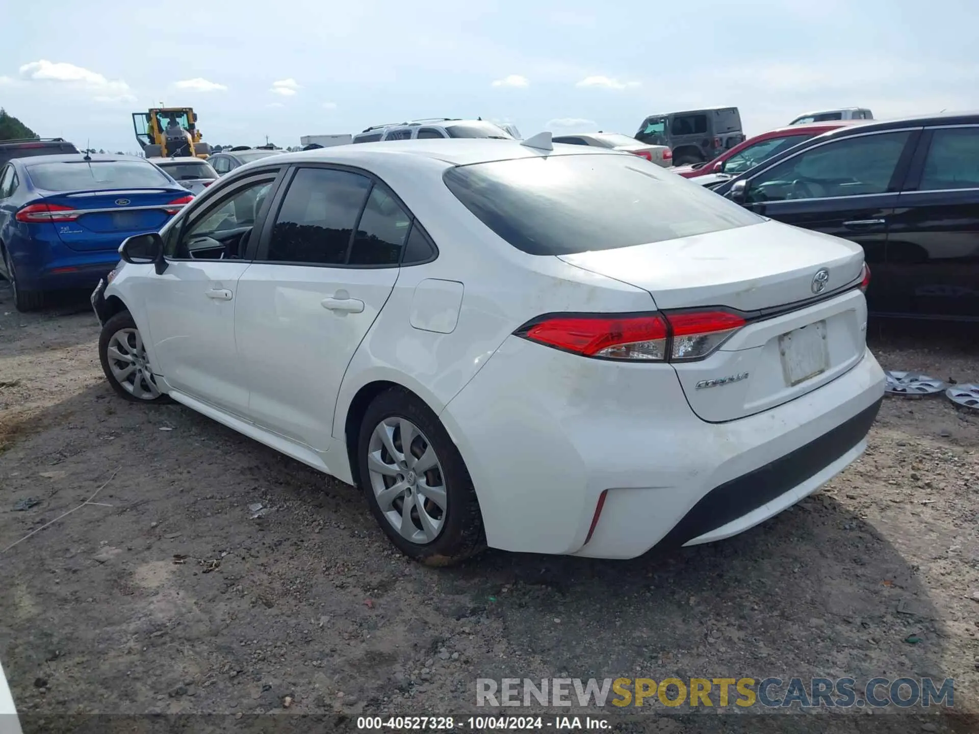 3 Фотография поврежденного автомобиля JTDEPRAE4LJ003921 TOYOTA COROLLA 2020