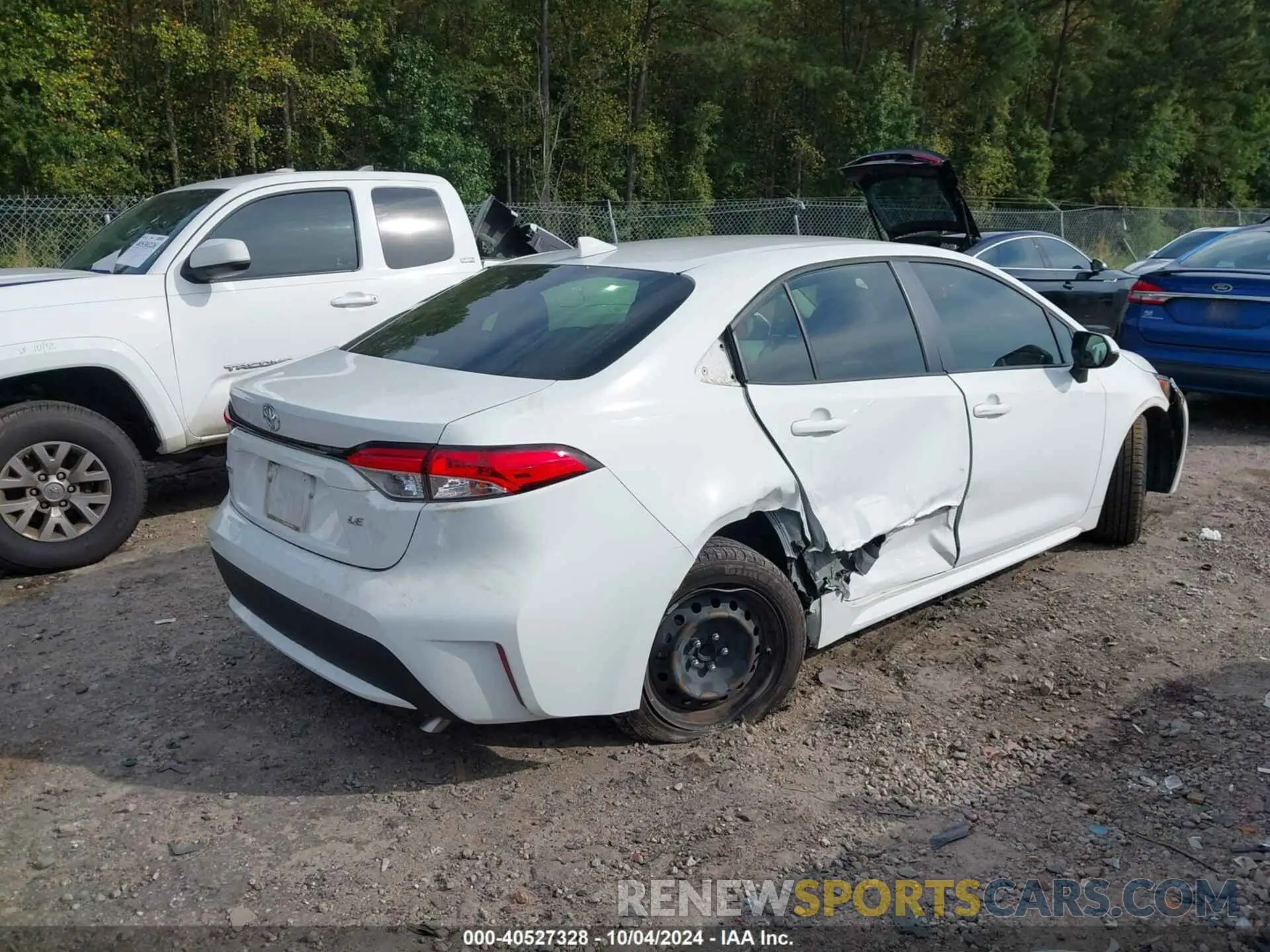 4 Фотография поврежденного автомобиля JTDEPRAE4LJ003921 TOYOTA COROLLA 2020