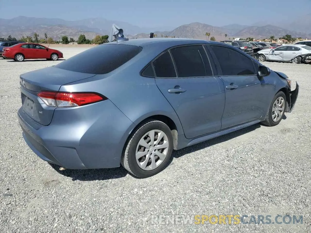 3 Photograph of a damaged car JTDEPRAE4LJ004311 TOYOTA COROLLA 2020