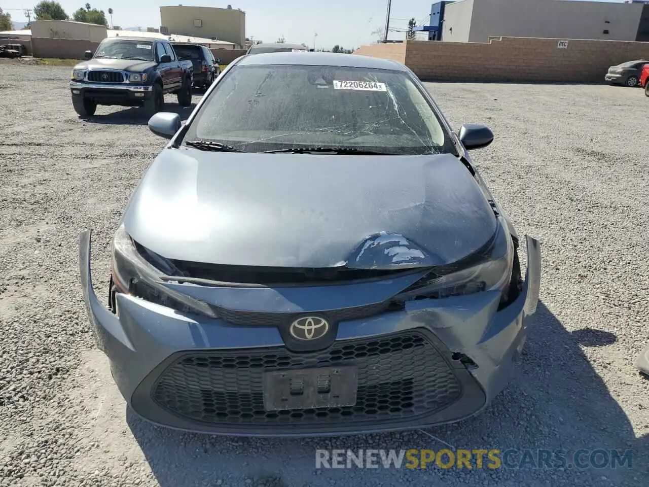 5 Photograph of a damaged car JTDEPRAE4LJ004311 TOYOTA COROLLA 2020