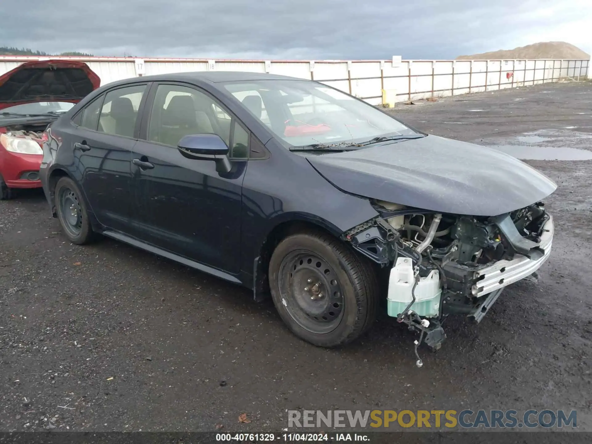 1 Фотография поврежденного автомобиля JTDEPRAE4LJ005166 TOYOTA COROLLA 2020