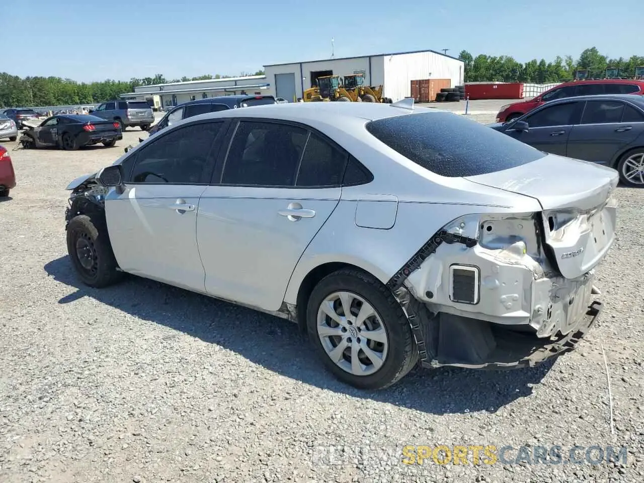 2 Фотография поврежденного автомобиля JTDEPRAE4LJ005796 TOYOTA COROLLA 2020