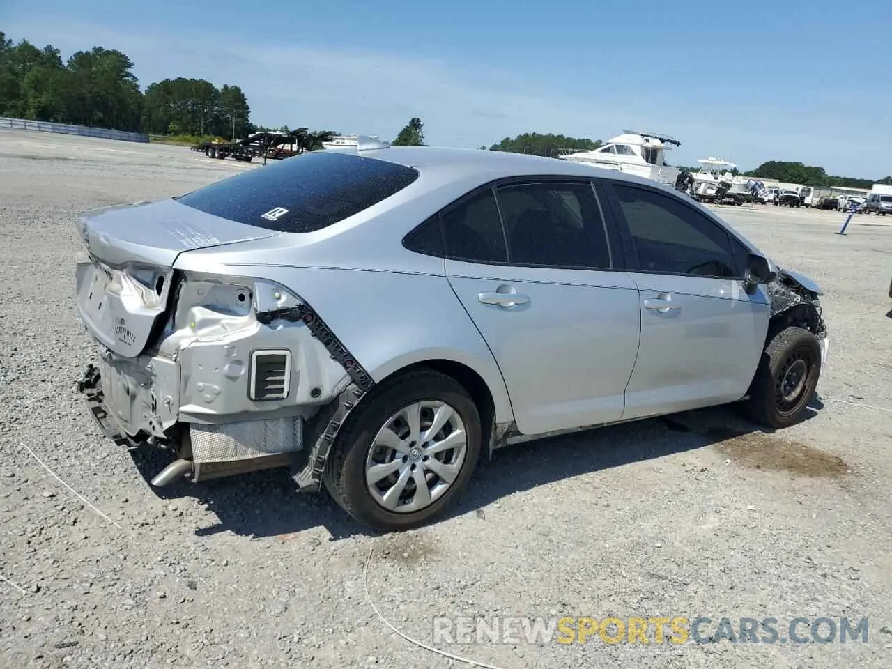 3 Фотография поврежденного автомобиля JTDEPRAE4LJ005796 TOYOTA COROLLA 2020