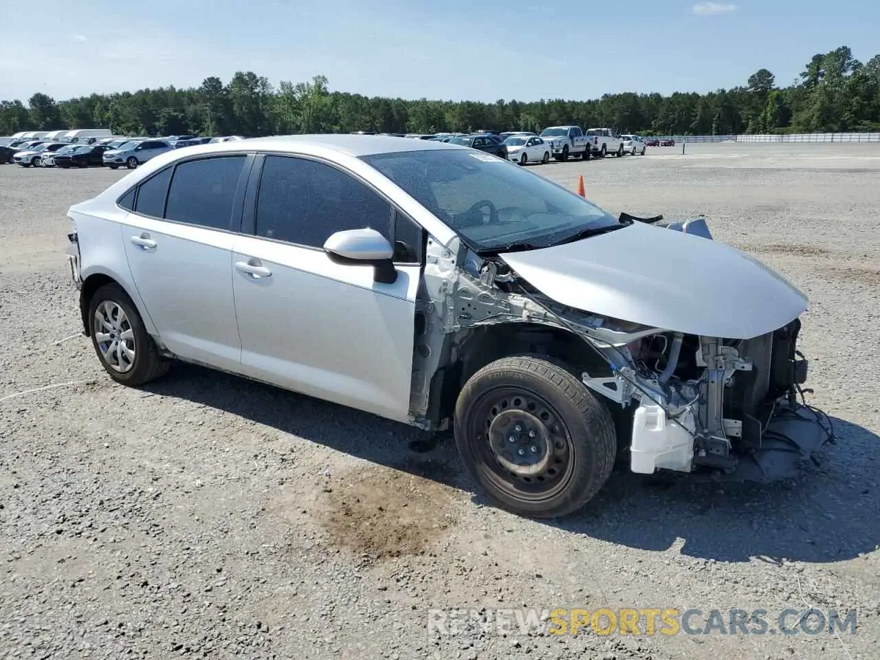 4 Фотография поврежденного автомобиля JTDEPRAE4LJ005796 TOYOTA COROLLA 2020
