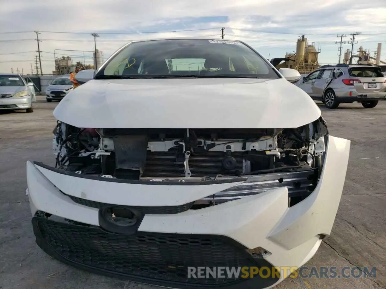 5 Photograph of a damaged car JTDEPRAE4LJ011291 TOYOTA COROLLA 2020