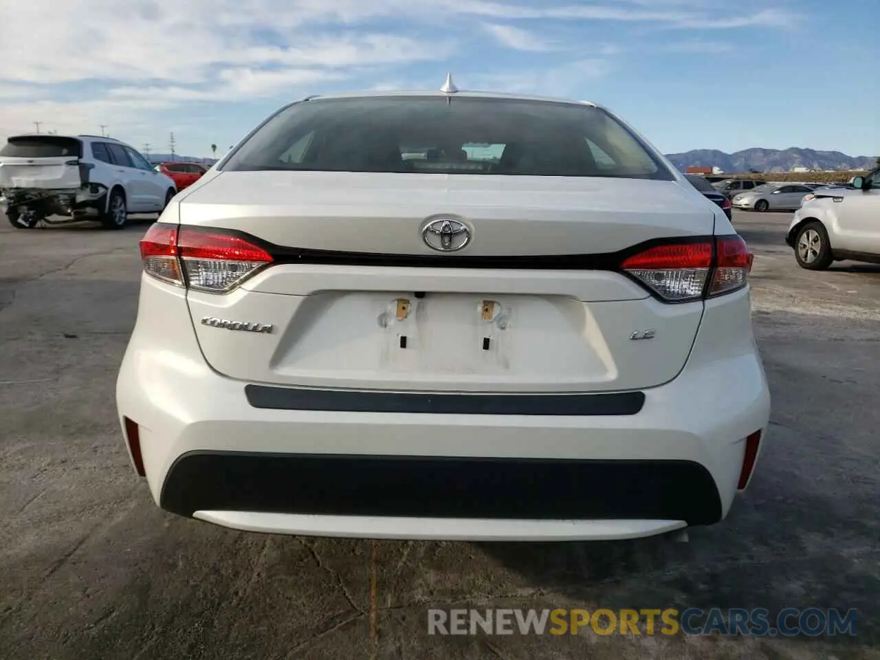 6 Photograph of a damaged car JTDEPRAE4LJ011291 TOYOTA COROLLA 2020