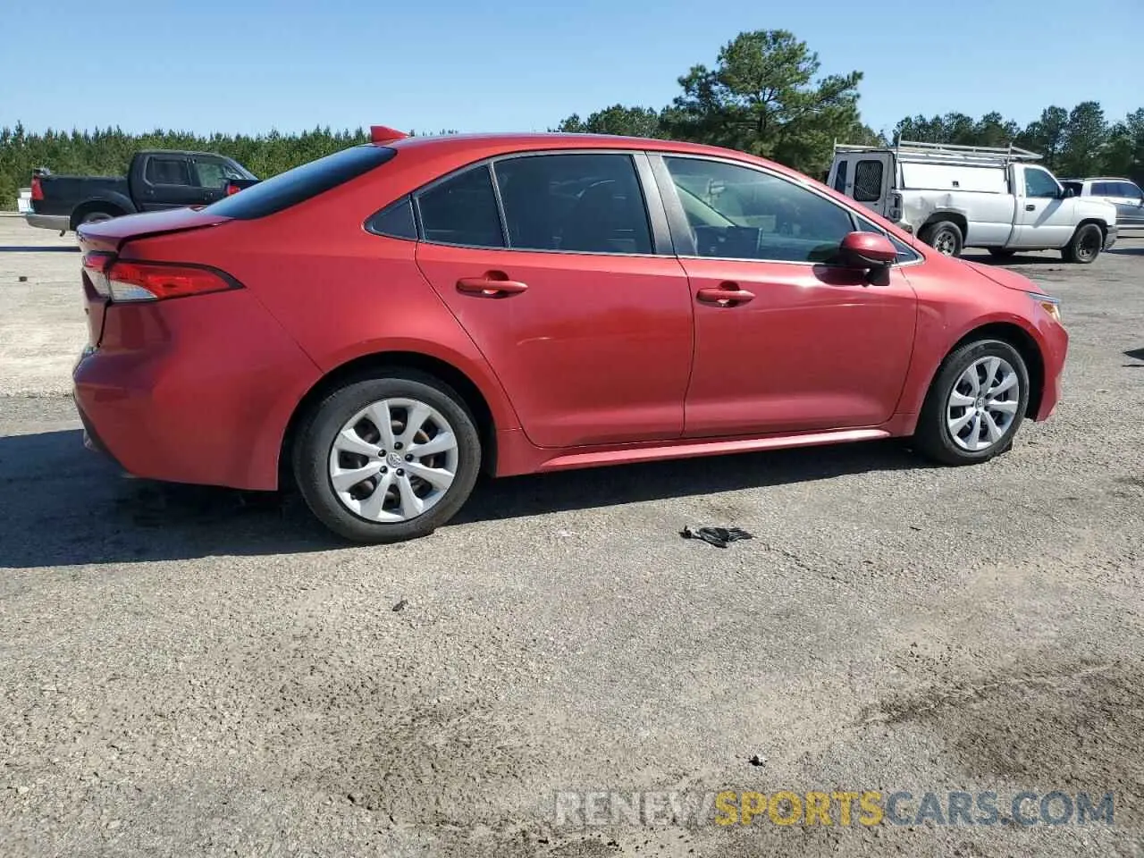 3 Photograph of a damaged car JTDEPRAE4LJ019553 TOYOTA COROLLA 2020