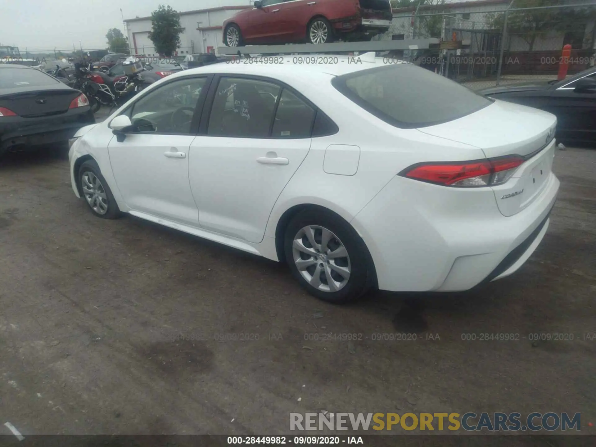 3 Photograph of a damaged car JTDEPRAE4LJ021013 TOYOTA COROLLA 2020
