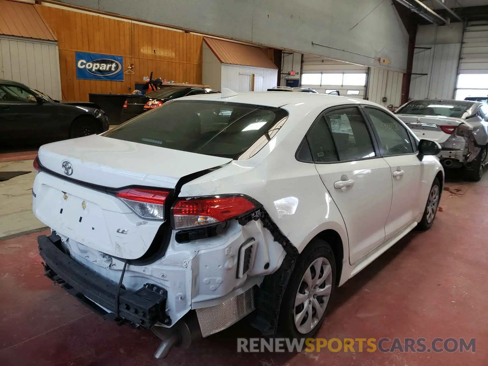4 Photograph of a damaged car JTDEPRAE4LJ022310 TOYOTA COROLLA 2020