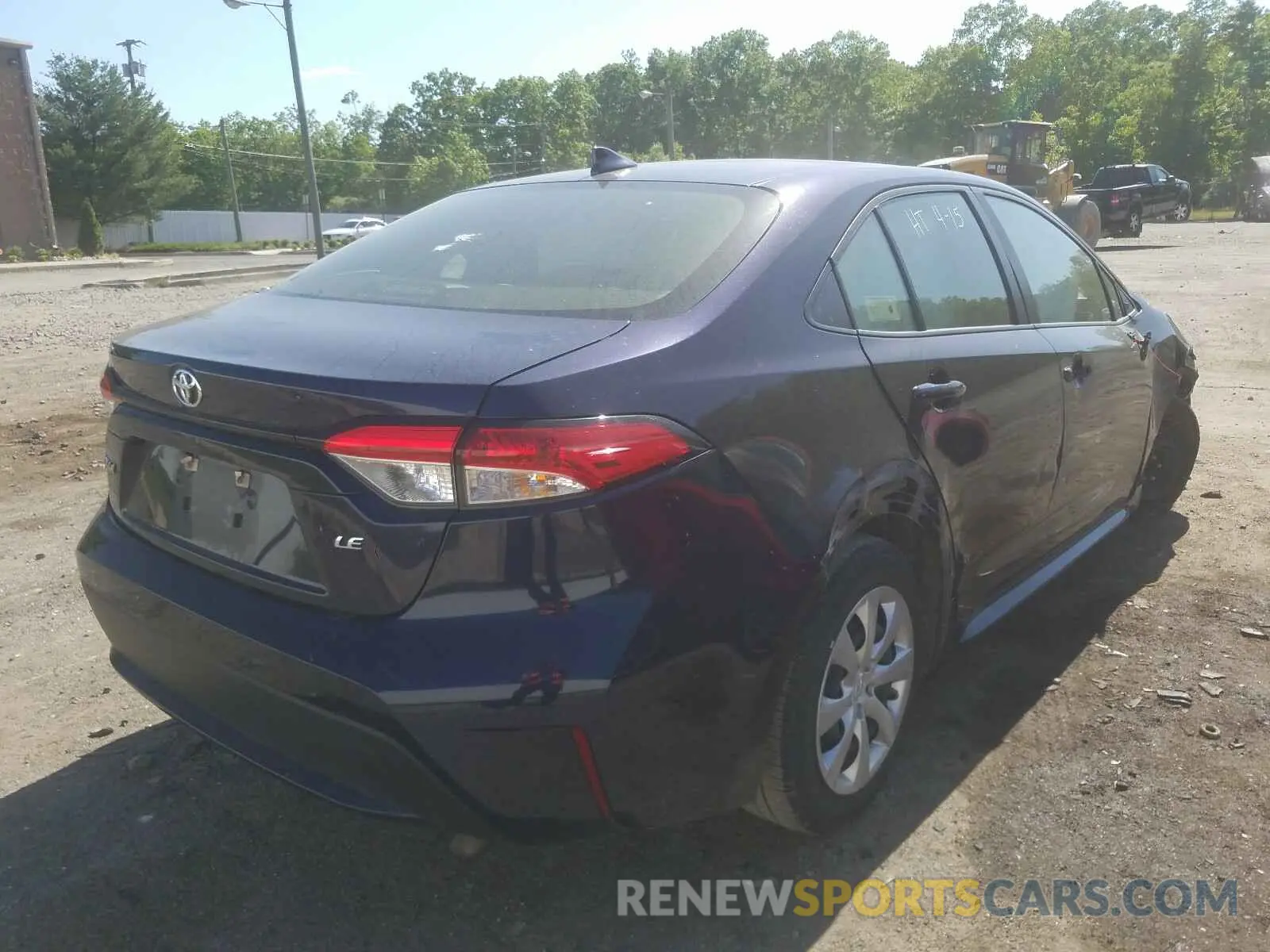 4 Photograph of a damaged car JTDEPRAE4LJ025837 TOYOTA COROLLA 2020