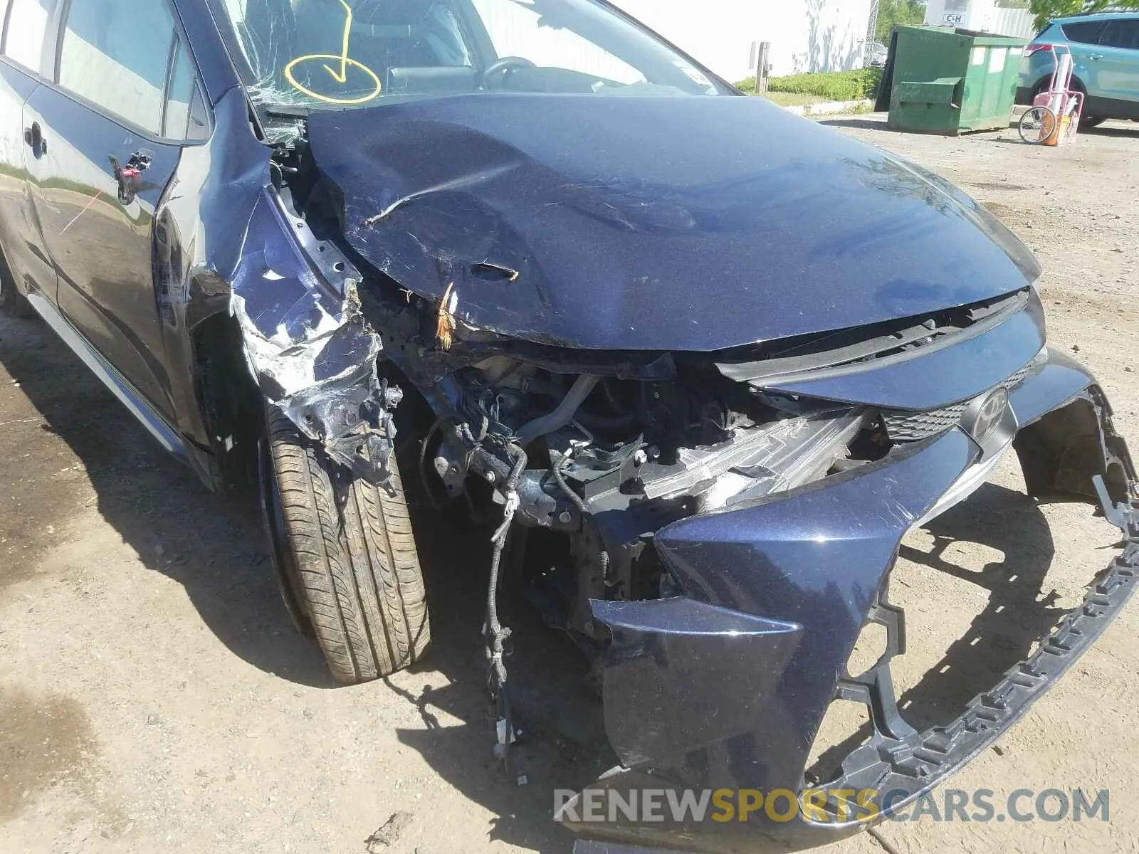 9 Photograph of a damaged car JTDEPRAE4LJ025837 TOYOTA COROLLA 2020